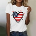 thumbnail image 2 of T Shirts for Women Fashionable Women's Casual Pullover Printed Short Sleeved Round Neck, 2 of 4