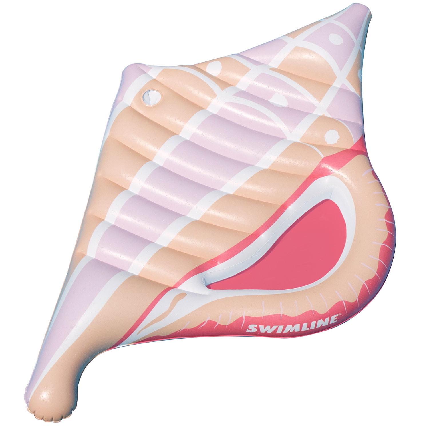 Swimline Inflatable Conch Island Floating Lounger Raft Mat for Swimming