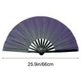thumbnail image 2 of BiFandian Large Folding Hand Rave Fan for Women/Men, Chinese Japanese Handheld Fans, Perfect for Cooling, Dance, Gift, Drag Queen, Decoration & Wedding, 2 of 5