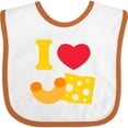 thumbnail image 3 of Inktastic I Heart Mac and Cheese Boys or Girls Baby Bib, 3 of 4