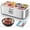 White, variant on Oswerpon Yogurt Maker Machine, 8 Glass Jars, Adjustable Time & Temperature Control, Automatic Yogurt Maker, White