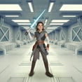 thumbnail image 2 of Star Wars Episode VIII - The Last Jedi Super Deluxe Girl's Rey Costume, 2 of 5