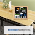 thumbnail image 3 of Wireless Weather Station Ts-3310 Full Touch Screen Wireless Indoor Outdoor Thermometer With Sensor, Lcd Display Electricity Forecast Station With Smar, 3 of 5