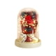 thumbnail image 2 of Ramos de flores de jabón, flores preservadas, jabón en cúpula de cristal para aniversario Rojo, 2 of 9