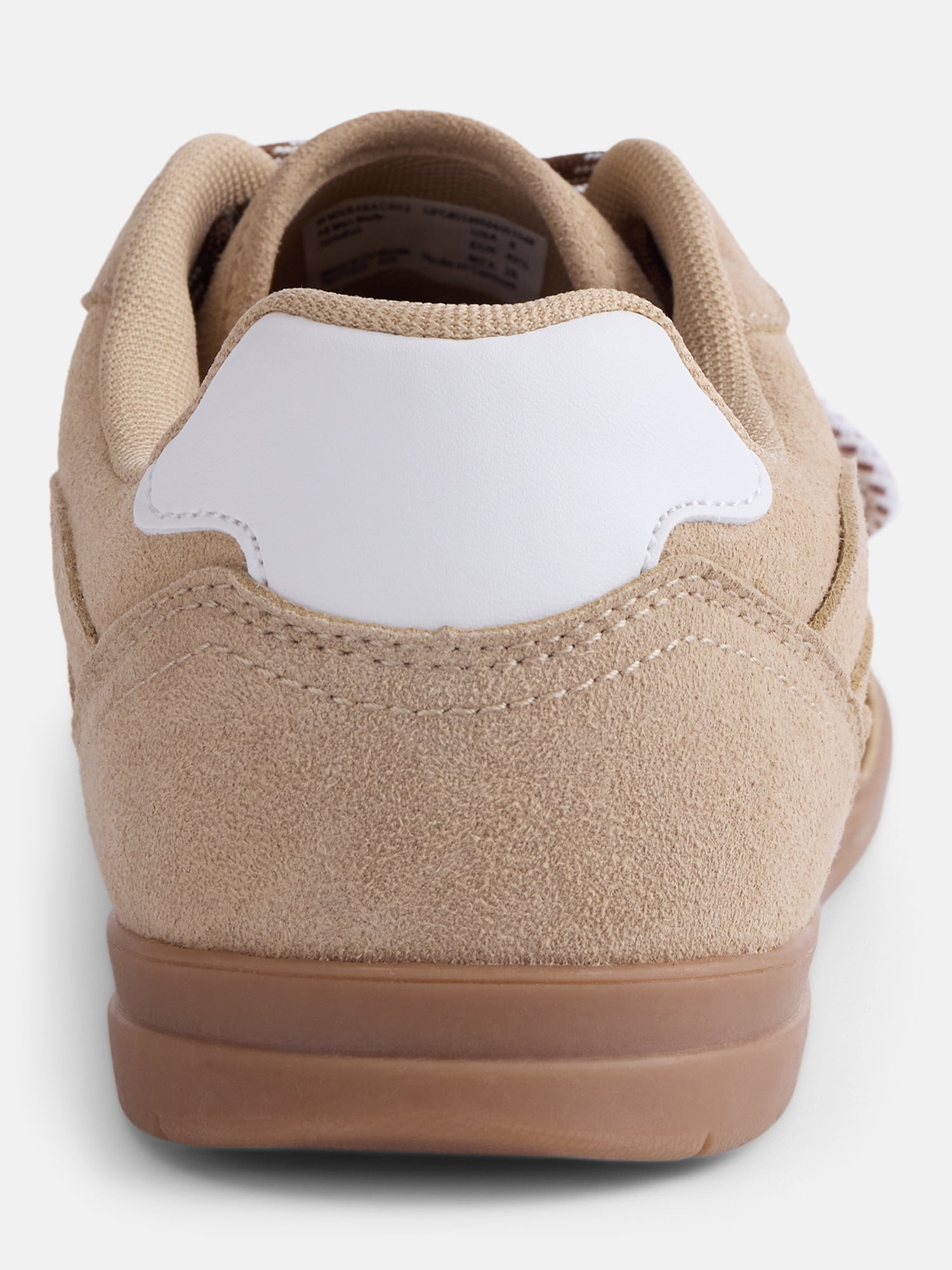 No Boundaries Women's Faux Suede Double Lace Sneakers