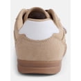 thumbnail image 3 of No Boundaries Women's Faux Suede Double Lace Sneakers, 3 of 5