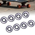 thumbnail image 3 of 8 Pcs Roulements à Roulettes Roulements de Skateboard Roulements à Roulettes Longboard 608RS Double Blindage - Blanc, 3 of 8