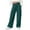 Green, variant on Cethrio Girls Cargo Sweatpants Size 10-12, Casual Multi-pocket Open Bottom Elastic Waist Straight Leg Pants Black