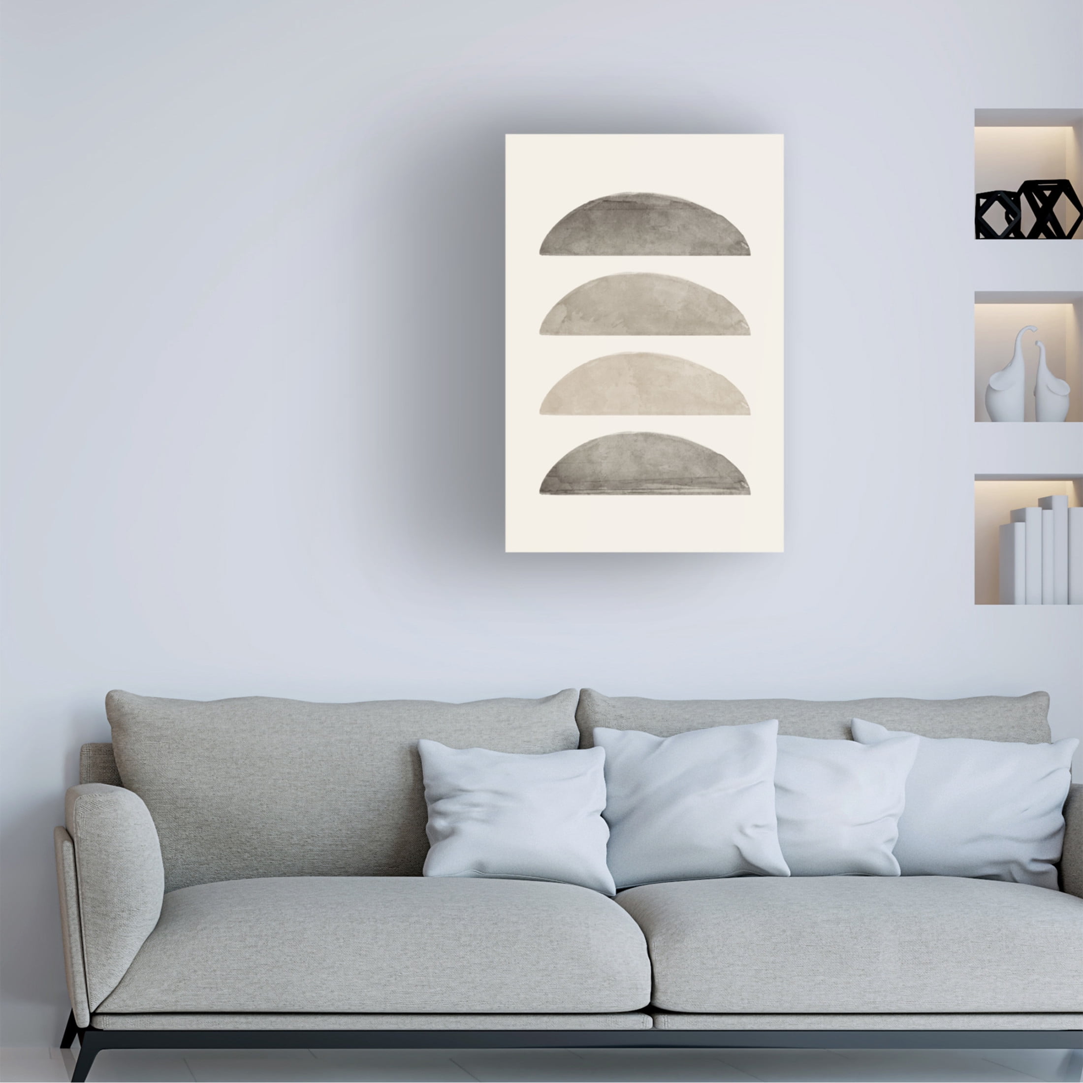 Canvas Wall Art - Ema Paraschiv 'Sand Dune Symphony' Wall Art for Living Room, Bedroom, or Office D?cor by Trademark Fine Art - 12 x 19 Inches