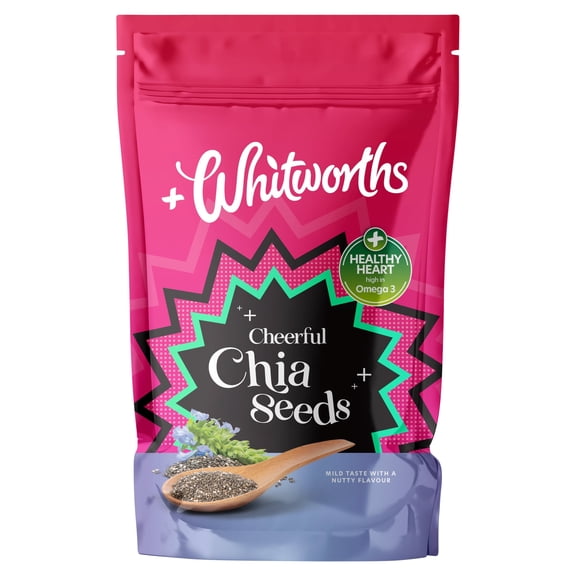 Whitworths Chia Seeds 150g, Imported from Britain