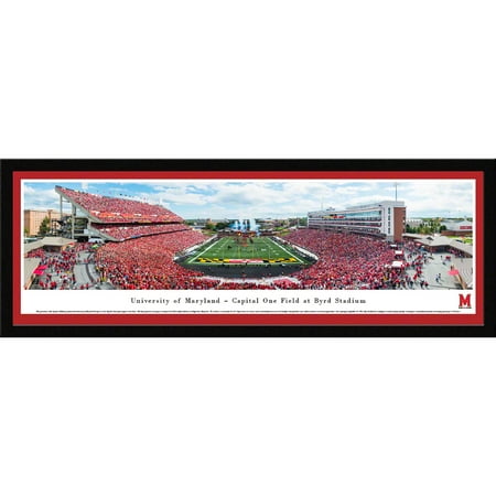 Maryland Terrapins Football At Capital One Field Blakeway Panoramas Ncaa College Print With Select Frame And Single Mat