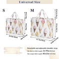 thumbnail image 2 of FORMRS Womens Corduroy Tote Bag Crossbody Shoulder Handbag with Pocket, Ice Cream Pattern, 2 of 7