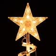 thumbnail image 5 of Northlight Spiral Cone Tree Lighted Outdoor Christmas Decoration - 6' - Clear Lights, 5 of 9