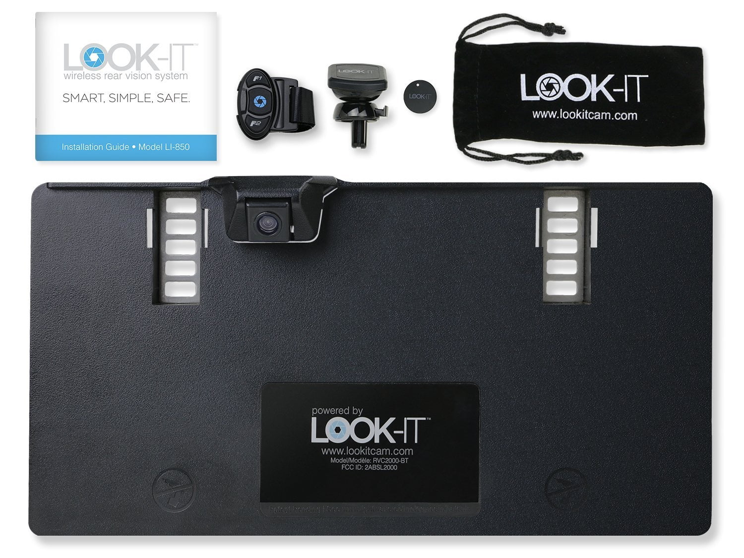 Photo 1 of LOOK-IT Safety Backup Camera - Simple DIY Installation - Connects to Smartphone for Easy Viewing Includes Magnetic Phone Mount