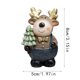 thumbnail image 2 of Figuras de reno de resina para decoración navideña, centros de mesa navideños para decoración de mesa, adorno navideño de reno de resina para decoración del hogar, decoración navideña para interiores, 2 of 8