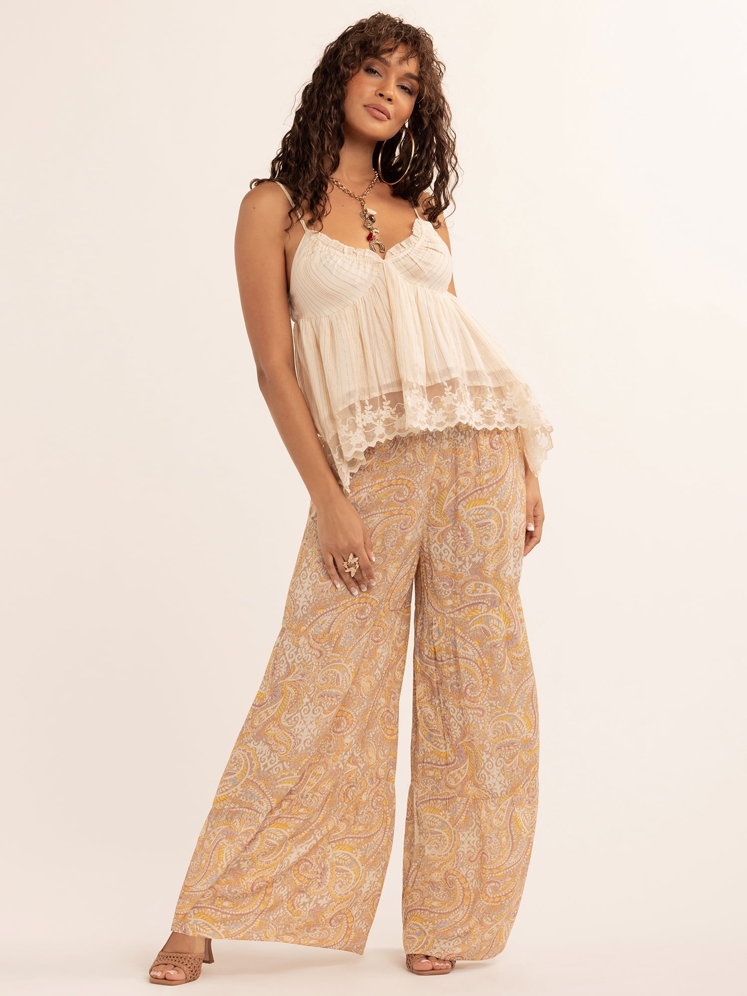 Jessica Simpson Women's Modena Wide Leg Pants, Sizes XS-XL