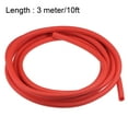 thumbnail image 3 of Uxcell Latex Tubing 1/4inch ID 3/8inch OD 10ft Elastic Rubber Hose Red, 3 of 5