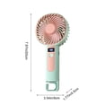 thumbnail image 3 of Compact Handheld Digital Fan USB-Rechargeable Double-Use Stand Or Handheld Compact And Portable Dynamoelectric Fan 120 Speed Settings, 3 of 6