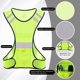 thumbnail image 4 of Chaleco reflectante para correr chaleco de seguridad con tiras reflectantes chaleco para caminar y andar en bicicleta, 4 of 6