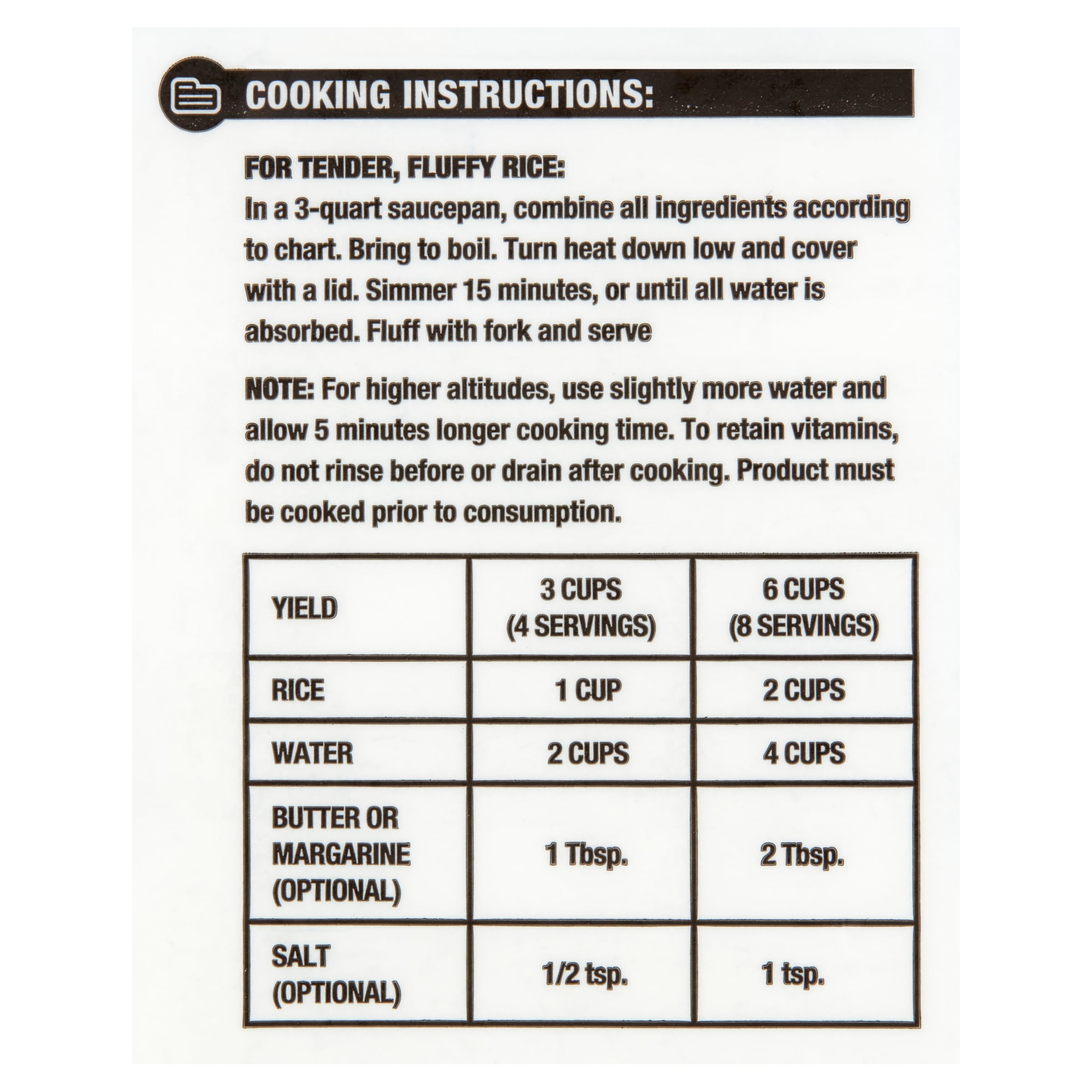 Great Value Long Grain Enriched Rice, 10 lb