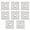 White 8pcs, variant on CIYISON Car Awning Piping Rail Eyelet Awning Installation Canopy Camping Hook Rack