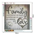thumbnail image 3 of LELINTA DIY 5d Diamond Art Painting, Full Drill 5D diy Diamond Painting Family Lot Of Love Painting Embroidery Cross Crafts Stitch Kit Home Decor DIY Gift, 3 of 8