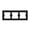 Black-Type 86 triple, variant on Switches Wall Socket Plastic Panel Bottom Box Opening Wall Panel Decorative Covers Universals Panel Switches Covers