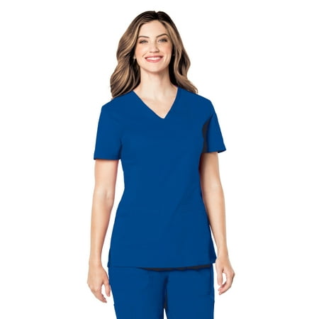 Landau Tailored 2 Pockets Scrub Top (Women)