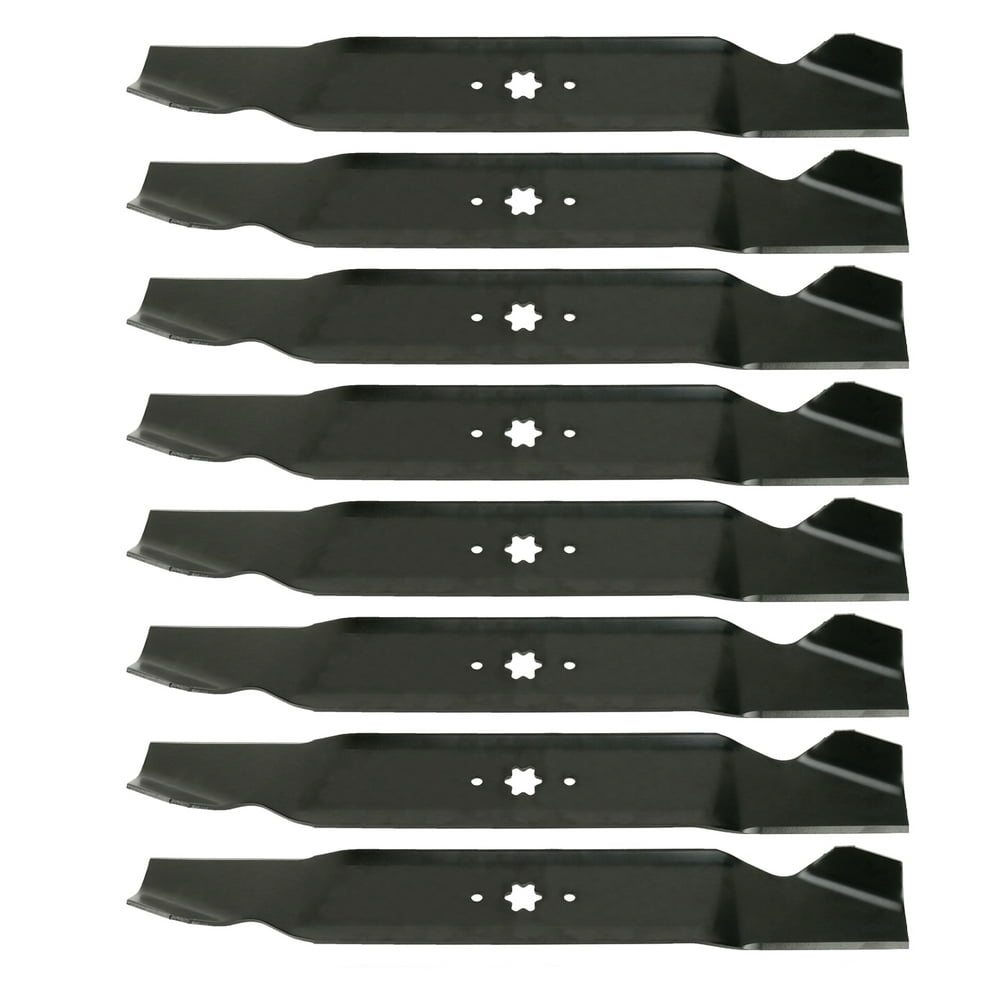 (8) USA Mower Blades® High Lift for Bolens, MTD, 7420616, 9420616, 42" Deck