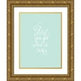 thumbnail image 1 of Batista, Dee 25x32 Gold Ornate Wood Framed with Double Matting Museum Art Print Titled - You Got This, 1 of 4