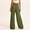 thumbnail image 5 of Besolor Womens Wide Leg Pants Elastic High Waisted Casual Loose Loungewear Workout Athletic Gym Yoga Trousers, 5 of 6