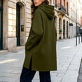 thumbnail image 5 of Fashion Hoodies for Women Plus Size Long Hooded Sweatshirt With Drawstring Side Placket Large Pocket Loose Long Sleeved Casual, 5 of 8