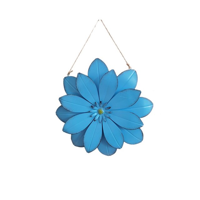 ZTTD Rustic Wall Decor Metal FLower Wall Art Hanging Wall Sculptures