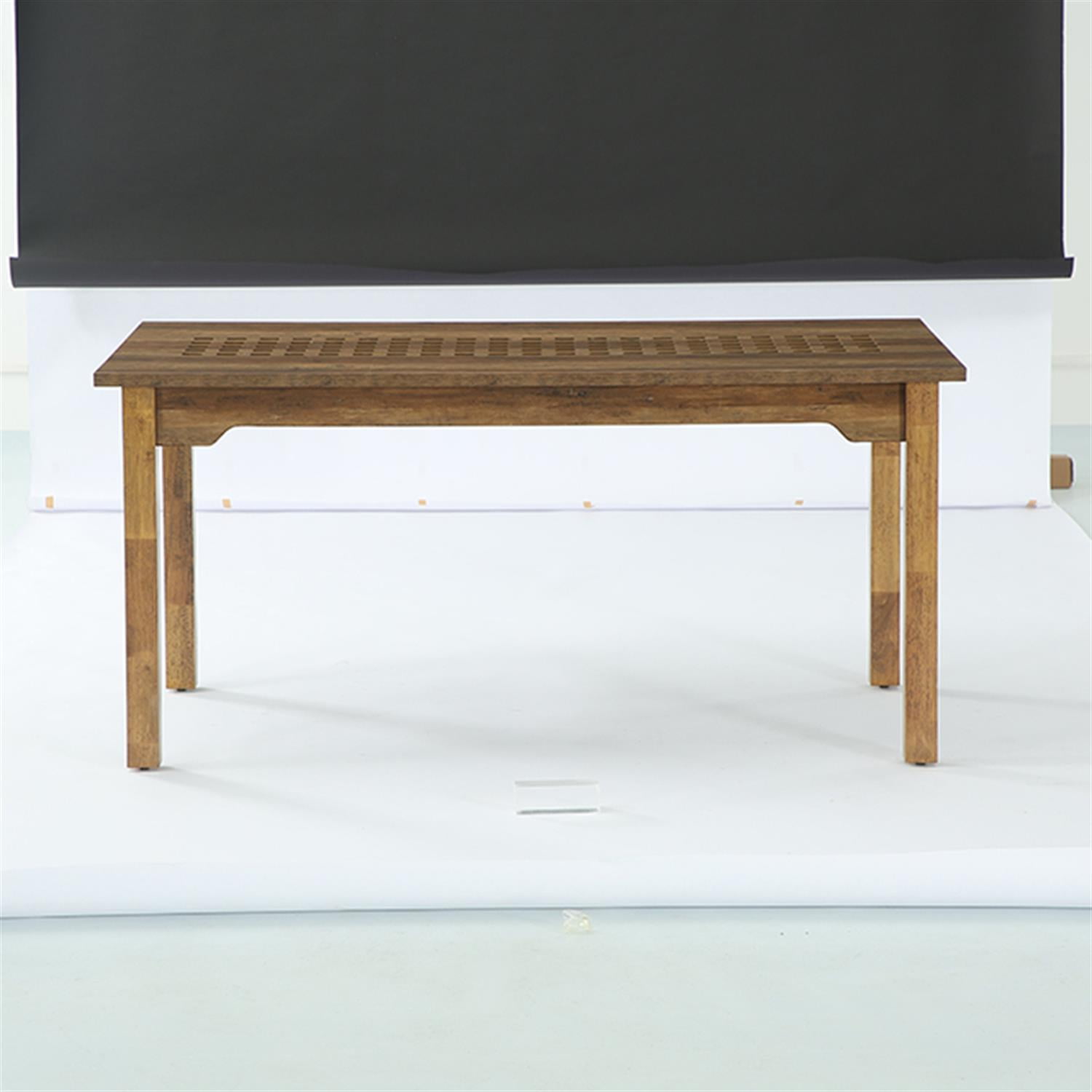 Demi Bonn 63" Wood Rectangular Dining Table for 6-8 People, Farmhouse Breakfast Table for Dining Room, Home Office, Living Room Furniture, Brown