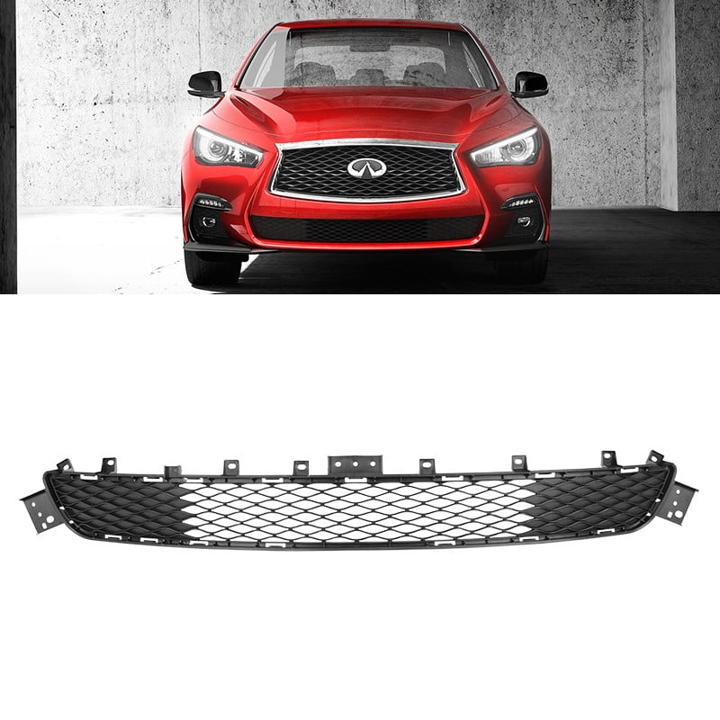 For 20182020 Infiniti Q50 Sport Bumper Front Lower Mesh Grille Red