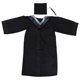 thumbnail image 1 of KAKOWELY Fotografía de toga de graduación de ciencias, conjunto de vestido de graduación universitaria (talla S), 1 of 5
