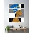 thumbnail image 2 of Nefertiti Poster Wall Art, Modern Wall Decor For Living Room Bedroom, 12x18 UNFRAMED, 2 of 3