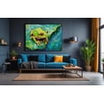 thumbnail image 2 of Frog Wall Art Frog Wall Decor Frog Canvas Art For Livingroom Bedroom Office, 2 of 7