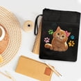 thumbnail image 4 of HELLHERO 1pcs Book Organizer Bag with Washable Polyester Fabric Book Cover Carrying Case for Textbook Paperbacks Supplies Readers 8.66 x 11.42, 4 of 8