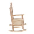 thumbnail image 3 of 1:12 Dollhouse Rocking Chair Retro Miniature Wooden Chair Furniture Model Decoration Accessories, 3 of 4