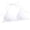 White, variant on Women's Triangle Halter Bikini Top Tie Front Swimwear for Beach and Pool,S