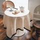 thumbnail image 3 of Nvzi hemp rope tassel polyester linen dining table cloth, tea table cloth, fabric rectangular tablecloth (hemp rope tassel, 240 * 140cm), 3 of 4