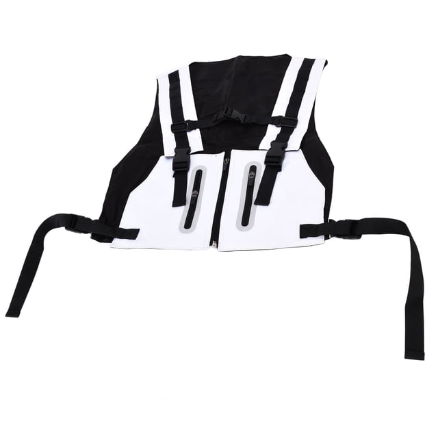 Chaleco De Alta Visibilidad, Permanece Visible Bolsillo Con Cremallera Poliéster Seguro Senderismo Chaleco Reflectante Cómodo Correr Para Ciclismo