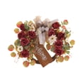 thumbnail image 2 of Corona de otoño para la puerta delantera 21.26 "Garland de flores de flores rústicas de flores artificiales para de la boda en, 2 of 9