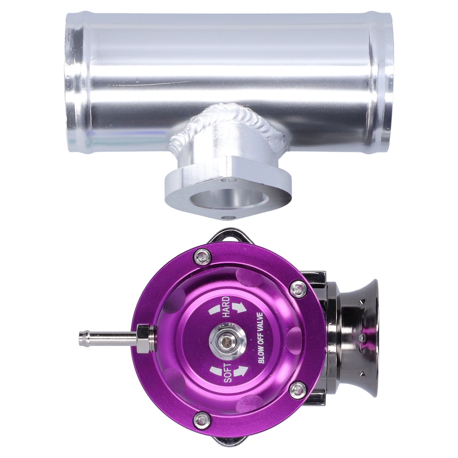 Soupape De Soufflage Turbo BOV Type RS - Aluminium Billet - Mauve - 2.5 Pouces