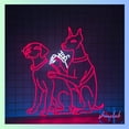 thumbnail image 3 of Shinelab Doberman Tattooing On A Dalmatian Neon Sign, Dog Wall Art Light, Pet Home Wall Decor 01096, 3 of 4