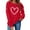 Red-A, variant on Uaswgudfs Women's Valentine's Day Crewneck Sweatshirt - Long Sleeve Casual Pullover Leopard Heart Print, Valentine Graphic Top for Women