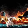 thumbnail image 4 of Halloween aterrador fantasma muñeca bebé estatua de resina artesanía Halloween decoración de la casa encantada, 4 of 6
