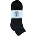 thumbnail image 4 of 24 Pairs Of Yacht & Smith Men Wholesale Cotton Sport Athletic Mid Ankle Socks Bulk Case Pack Size 10-13 (Black), 4 of 4