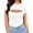 White, variant on Prolriy Date Outfits, Summer Tops Short Sleeve Shirts for Women Sexy Tops Y2K Shirts Cutout Tops Womens Tops Black L